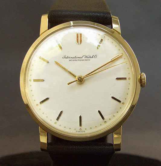 IWC Schaffhausen Vintage Automatic Gold Dress Watch